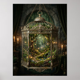 Enchanted Forest in Birdcage ポスター
