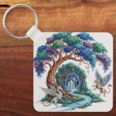 Enchanted Forest Keychain - Tree of Life  キーホルダー (正面)