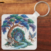Enchanted Forest Keychain - Tree of Life  キーホルダー (裏面)