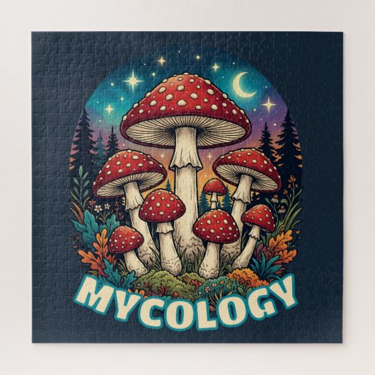 Enchanted Forest Mushroom Art ジグソーパズル (縦)