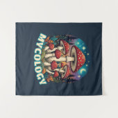 Enchanted Forest Mushroom Art タペストリー (正面(横))