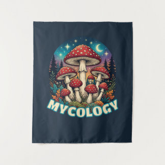 Enchanted Forest Mushroom Art タペストリー