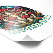 Enchanted Forest Mushroom Art フォトプリント (角)