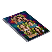 Enchanted Forest Mushroom Family Collage ノートブック (右側)