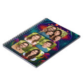 Enchanted Forest Mushroom Family Collage ノートブック (左側)