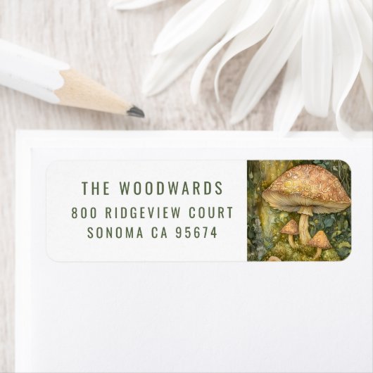 Enchanted Forest Mushrooms ラベル (インサイチュ)
