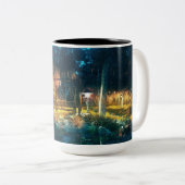 Enchanted Forest Night Mug ツートーンマグカップ (正面右)
