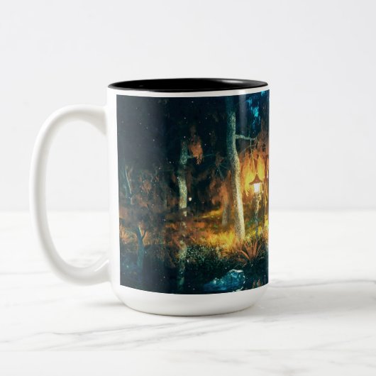 Enchanted Forest Night Mug ツートーンマグカップ (左)