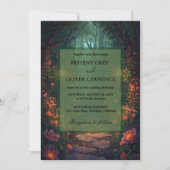 Enchanted Forest Path of Magical flower wedding    招待状 (正面)