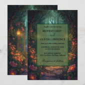 Enchanted Forest Path of Magical flower wedding    招待状 (正面/裏面)