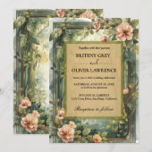 Enchanted Forest Path of Magical flower wedding    招待状 (正面/裏面)