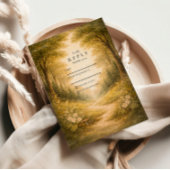 Enchanted Forest Path Wedding 出欠カード