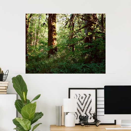 Enchanted Forest Poster Print ポスター (ホームオフィス)