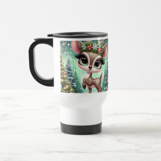 Enchanted Forest Reindeer Princess トラベルマグ (左)