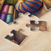 Enchanted Forest Spa Bath Candlelit Garden ジグソーパズル (側面)