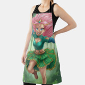 Enchanted Forest Sprint – Anime Fantasy Character  エプロン (インサイチュ)