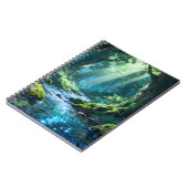 Enchanted Forest Stream Spiral Notebook ノートブック (左側)