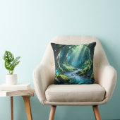 Enchanted Forest Throw Pillow クッション (椅子)