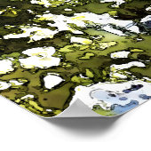 Enchanted Forest Watercolor Serene Woodland Nature ポスター (角)