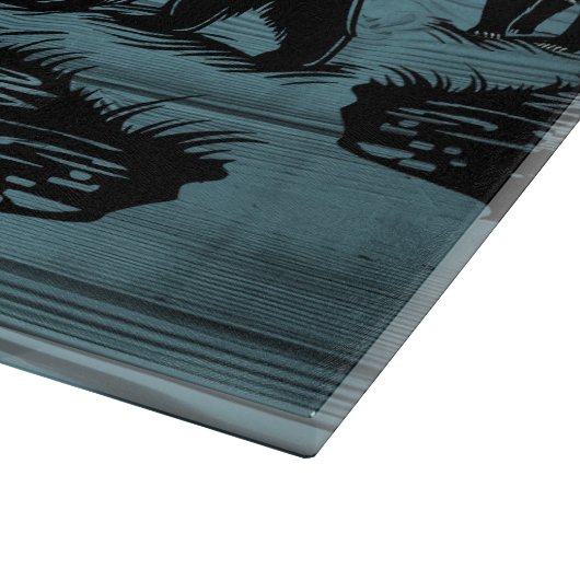 Enchanted Forest Wildlife Cutting Board カッティングボード (角)