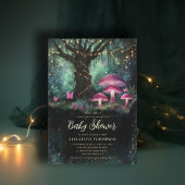 Enchanted Forest Woodland Magical Tree Baby Shower 招待状