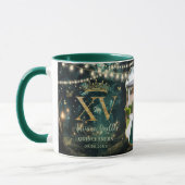 Enchanted Forest XV QUINCEAÑERA Quince 15 Photo マグカップ (左)