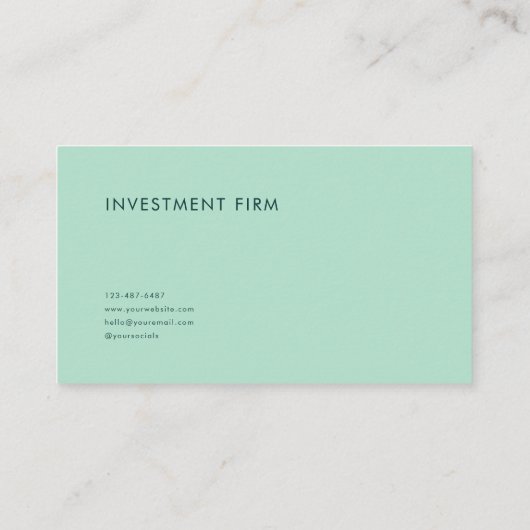 Enchanted Forest Yellow Rose Castle Landscape 名刺 (裏面)