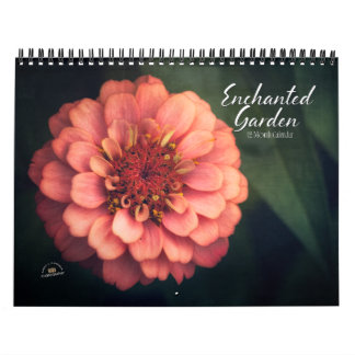 Enchanted Garden 12-Month Calendar カレンダー