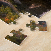 Enchanted Garden at Dawn Majestic Trees ジグソーパズル (側面)