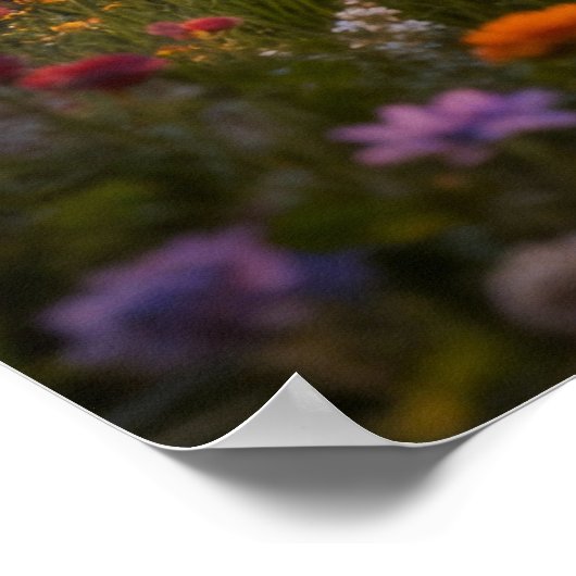 Enchanted Garden at Dawn Majestic Trees ポスター (角)