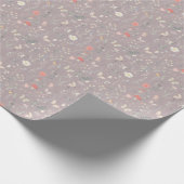 Enchanted Garden Butterfly Wildflower Gift ラッピングペーパー (角)