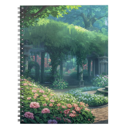 Enchanted Garden Notebook ノートブック (正面)