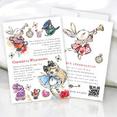 Enchanted Garden Story Tea Party Invitation 招待状