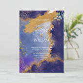 Enchanted Gothic Floral Wedding Invitation 招待状 (スタンド正面)