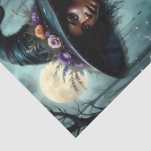 Enchanted Gothic Witches w Mushrooms & Moonlight 薄葉紙 (詳細)