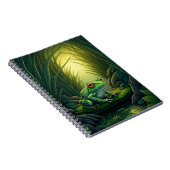 Enchanted Green Frog in a Forest ノートブック (右側)