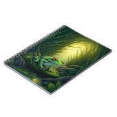 Enchanted Green Frog in a Forest ノートブック (左側)