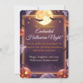 Enchanted Halloween Night Invitation Card 招待状 (正面)