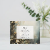 Enchanted Hanging Lanterns Wedding 出欠カード (スタンド正面)