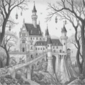 Enchanted Ink Dreams: Black & White Fairy Tale  シール (正面)