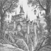 Enchanted Ink Dreams: Black & White Fairy Tale  シール (正面)