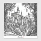 Enchanted Ink Dreams: Black & White Fairy Tale  シール (シート)