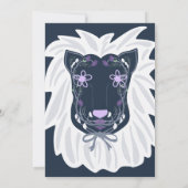 Enchanted Jungle Lion Second Birthday 招待状 (裏面)