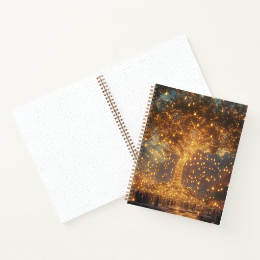 Enchanted Lantern Tree Notebook ノートブック (内部)