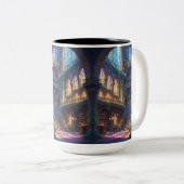Enchanted Library Mug ツートーンマグカップ (正面右)