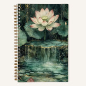 Enchanted Lotus Fountain Bullet Notebook ノートブック (正面)