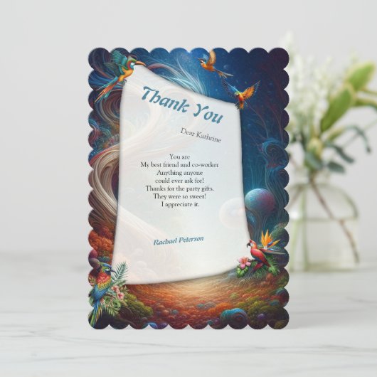 Enchanted Magical Fantasy Creations  サンキューカード (スタンド正面)