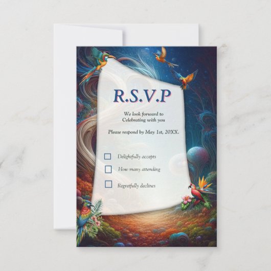 Enchanted Magical Fantasy Creations  出欠カード (正面)