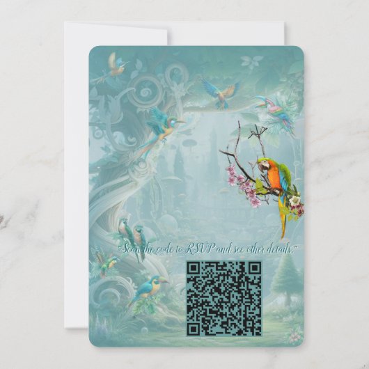 Enchanted Magical Fantasy Creations 招待状 (裏面)