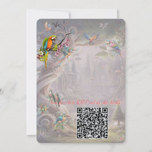 Enchanted Magical Fantasy Creations 招待状 (裏面)